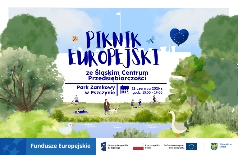 Piknik Europejski w Pszczynie ze Śląskim Centrum Przedsiębiorczości — pomysł na rodzinną niedzielę w pierwszy dzień lata